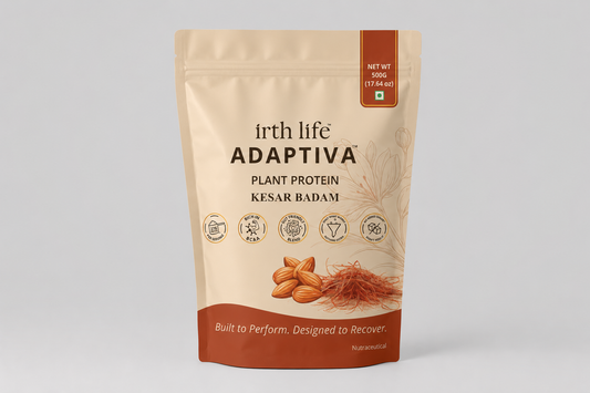 Irthlife Adaptiva Premium Plant Protein Powder | 27g Protein | Dairy-Free