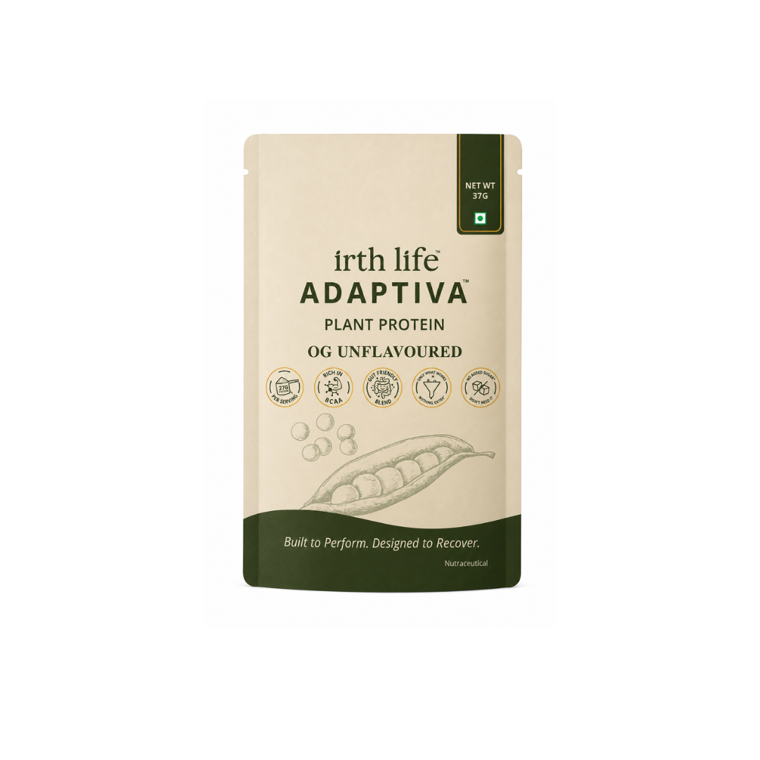 Irthlife Adaptiva Premium Plant Protein Single Pack | 27g Protein | Dairy-Free